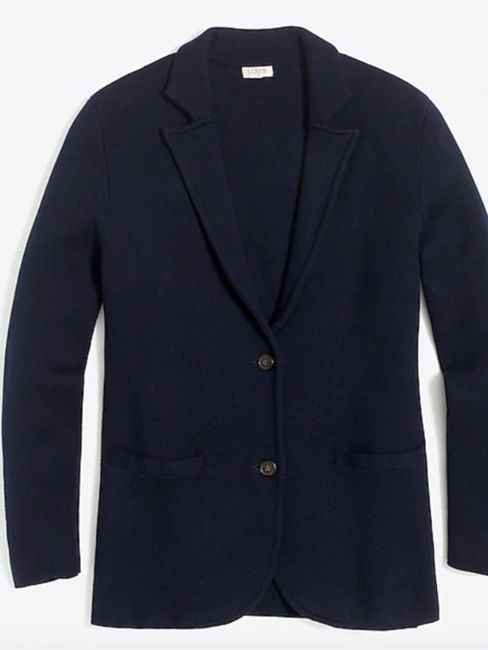 J. Crew Factory Sweater Blazer in Navy - Medium